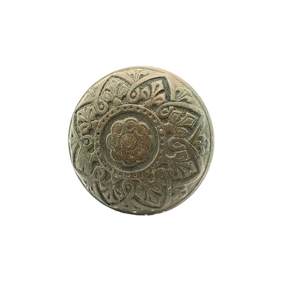 Antique Solid Cast Bronze Door Knob, Ornate Russell Erwin Victorian Eastlake